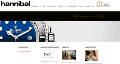 Desktop Screenshot of hannibal-watches.com